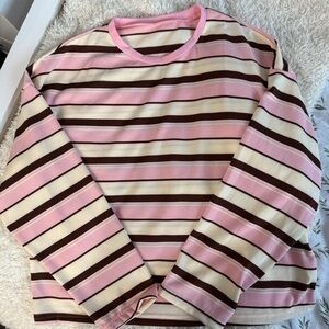 Lulu's Candy Stripe Long Sleeve Tee